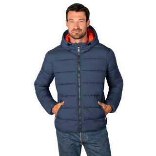 Foto 1 | Foto 1 | Chamarra Capitonada Para Hombre Con Bolsillos Greenlander Azul Marino