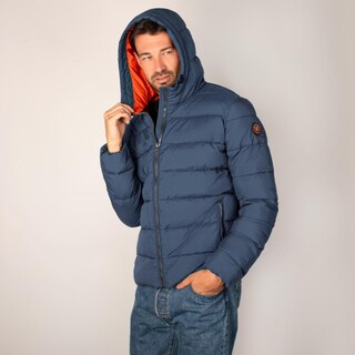 Foto 7 | Foto 7 | Chamarra Capitonada Para Hombre Con Bolsillos Greenlander Azul Marino