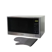 Combo Microondas Panasonic Nn-sb646sruh De 36 Litros (1.3ft³ / 1100w) Color: Gris + Guante Cocina.