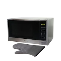 Combo Microondas Panasonic Nn-sb656bruh De 36 Litros (1.3ft³ / 1100w) Color: Gris + Guante Cocina.