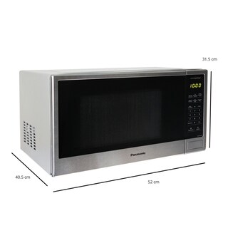 Foto 3 | Foto 3 | Combo Microondas Panasonic Nn-sb656bruh De 36 Litros (1.3ft³ / 1100w) Color: Gris + Guante Cocina.