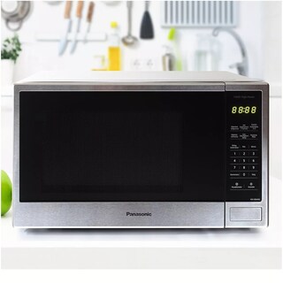 Foto 4 | Foto 4 | Combo Microondas Panasonic Nn-sb656bruh De 36 Litros (1.3ft³ / 1100w) Color: Gris + Guante Cocina.