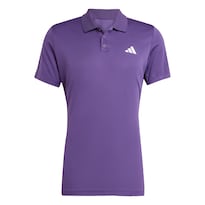 Playera Polo De Tenis Climacool Freelift Adidas Violeta Hombre