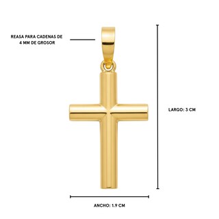 Foto 3 | Foto 3 | Dije Cruz Crixus Joyería Oro 10k
