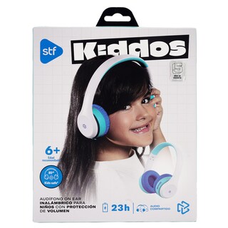 Foto 6 | Foto 6 | Audífonos Inalámbricos On Ear Kiddos STF 23hrs Azules