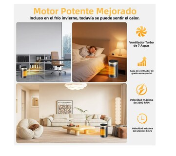 Foto 2 | Foto 2 | Calentador Eléctrico Ahorrador Negro