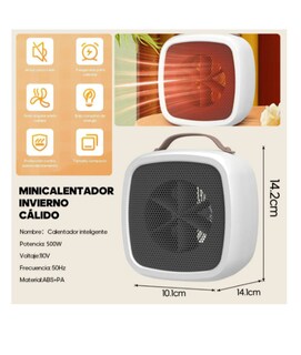 Foto 2 | Foto 2 | Mini Calefactor Portátil Color Blanco