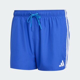 Foto 3 | Foto 3 | Shorts De Natación 3 Franjas 3 Pulgadas Adidas Azul Hombre
