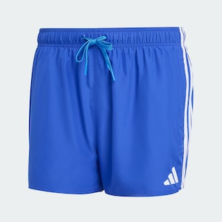 Foto 3 | Foto 3 | Shorts De Natación 3 Franjas 3 Pulgadas Adidas Azul Hombre