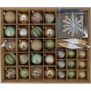 Foto 1 | Foto 1 | Set Adornos Navideños Cgh 80 Piezas Ornamentos Resistentes