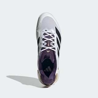 Foto 4 | Foto 4 | Calzado De Tenis Adizero Ubersonic 5 Adidas Blanco Hombre