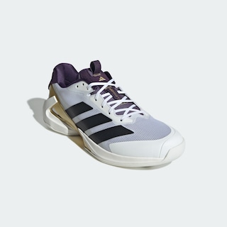 Foto 6 | Foto 6 | Calzado De Tenis Adizero Ubersonic 5 Adidas Blanco Hombre