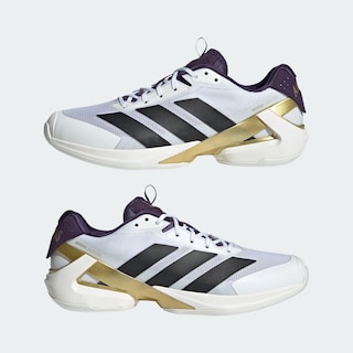 Foto 8 | Foto 8 | Calzado De Tenis Adizero Ubersonic 5 Adidas Blanco Hombre