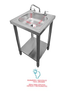 Foto 3 | Foto 3 | Tarja 50x50 Mindejal Tar50x5 Acero Inoxidable Gris Con Llave