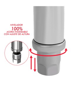 Foto 5 | Foto 5 | Tarja 50x50 Mindejal Tar50x5 Acero Inoxidable Gris Con Llave