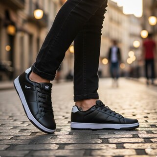 Foto 4 | Foto 4 | Tenis Golden Shoes 0525 Negro Urbano Caballero