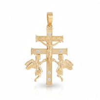 Cruz Caravaca Crixus Joyería Oro 10k