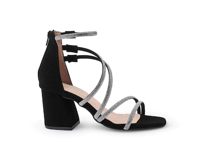 Foto 2 | Foto 2 | Sandalia Gabriela's Color Negro Piedras Material Buck 4760084