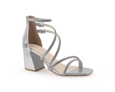 Foto 1 | Foto 1 | Sandalia Gabriela's Color Plata Brillos Material Sintético 4760086