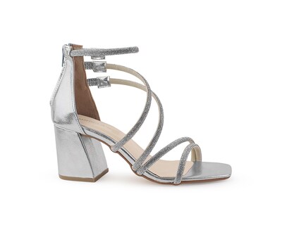 Foto 2 | Foto 2 | Sandalia Gabriela's Color Plata Brillos Material Sintético 4760086