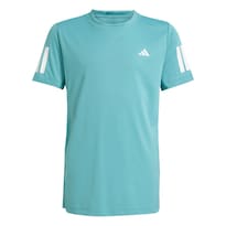 Playera De Tenis Club 3 Franjas Para Niños Adidas Turquesa Niños