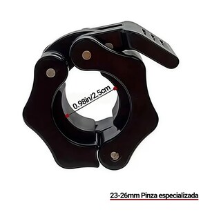 Foto 2 | Foto 2 | 2ps Seguros Para Barra De Pesas Abrazaderas Gym Y Mancuernas Eo Safe Imports Esi-22901 Negro