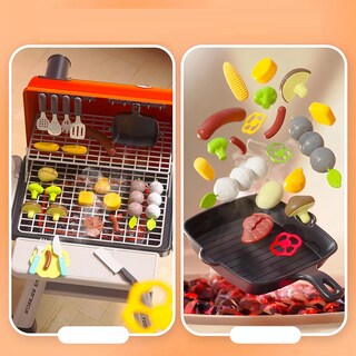 Foto 4 | Foto 4 | Juguete Belug Parrilla De Barbacoa Asador Cocinita Niños 41pzs Rojo