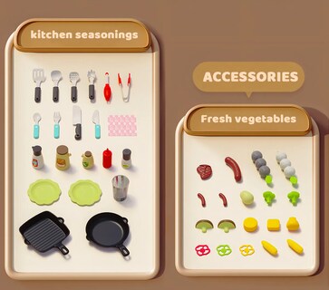 Foto 5 | Foto 5 | Juguete Belug Parrilla De Barbacoa Asador Cocinita Niños 41pzs Rojo