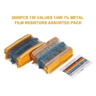Foto 3 | Foto 3 | Set 2600 Resistores Belug 130 Valores 1/4w 0.25w De Precisión 1% Multicolor
