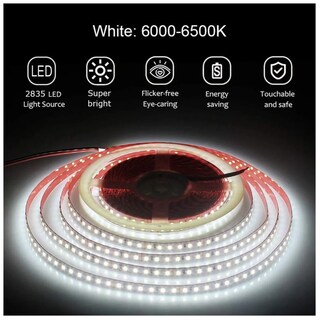 Foto 2 | Foto 2 | Tira De Luces Belug Led Blancas Regulador 10m 1200led Para Hogar Blanco