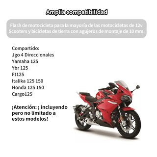 Foto 3 | Foto 3 | Jgo 4 Direccionales Belug Yamaha Ybr Ft125 Italika Honda 125 150 Negro
