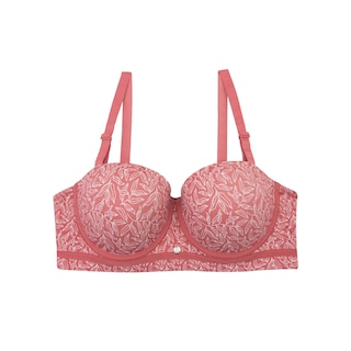 Foto 1 | Foto 1 | Bra Dama Lili Pink Tipo Strapless Color Estampado Rojo