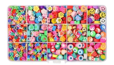 Foto 1 | Foto 1 | 990pcs De Arcilla Coloridas Xtellar Pulseras Kits Abalorios Fabricación