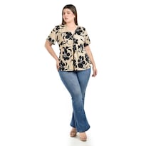 Blusa Corte A Roman Fashion para Mujer