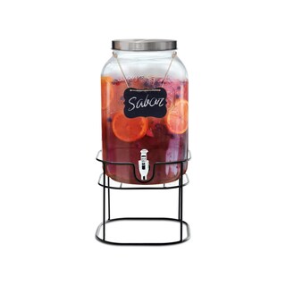 Foto 1 | Foto 1 | Dispensador Para Bebidas Vitrolero Agua Vidrio Mason Garrafon 5lt Con Base