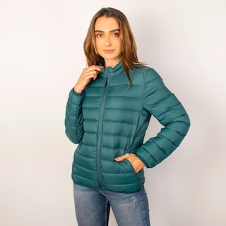 Foto 3 | Foto 3 | Chamarra Capitonada Para Mujer Empacable Con Gorro Oculto Greenlander Verde