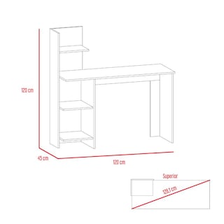 Foto 7 | Foto 7 | Escritorio ¡wow! Blanco Virtual Muebles
