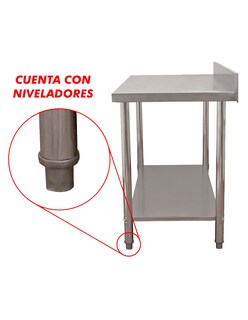 Foto 3 | Foto 3 | Mesa A Pared 120x60 Mindejal Mespar12 Acero Inoxidable A Pared