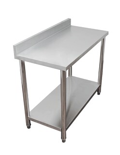 Foto 6 | Foto 6 | Mesa A Pared 146x60 Mindejal Mesap146 Acero Inoxidable Con Ruedas