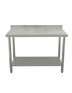 Foto 7 | Foto 7 | Mesa A Pared 146x60 Mindejal Mesap146 Acero Inoxidable Con Ruedas