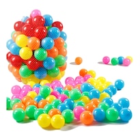 Paquete de Pelotas de Plástico para Piscina Multicolor 100 Piezas