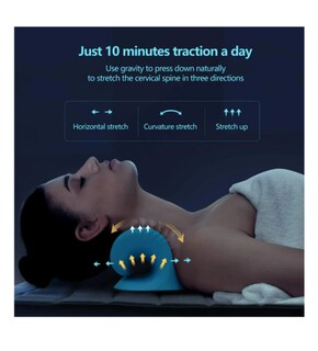 Foto 3 | Foto 3 | Almohada Quiropráctica Para Estiramiento Color Azul