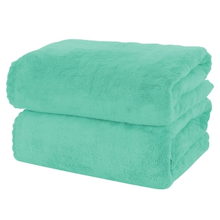 Foto 1 | Foto 1 | Juego De Toallas De Baño Moonqueen De Microfibra Premium Terciopelo Coral X2 - Venta Internacional.