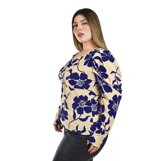 Foto 2 | Foto 2 | Blusa Roman Fashion con Fruncido para Mujer