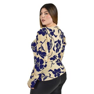 Foto 3 | Foto 3 | Blusa Roman Fashion con Fruncido para Mujer