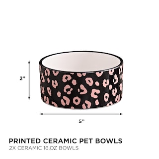 Foto 2 | Foto 2 | Set De Comederos Para Mascotas Juicy Couture ''dame Golosinas'' Estampado Leopardo Negro - Venta Internacional.