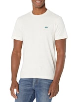 Camiseta Lacoste Para Hombre Corte Regular Estampado Moteado Color Beige - Venta Internacional.