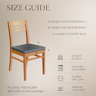 Foto 5 | Foto 5 | Set De 6 Fundas Para Asientos De Sillas De Comedor Repelentes Al Agua Searchi - Venta Internacional.