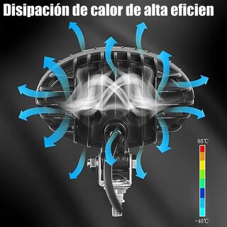 Foto 5 | Foto 5 | Luz Led Lab.g De Seguridad Faro Universal Montacargas Negro