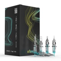 Agujas De Cartucho De Tatuaje Stigma Aquamarine Knight #10(11rl) - Venta Internacional.